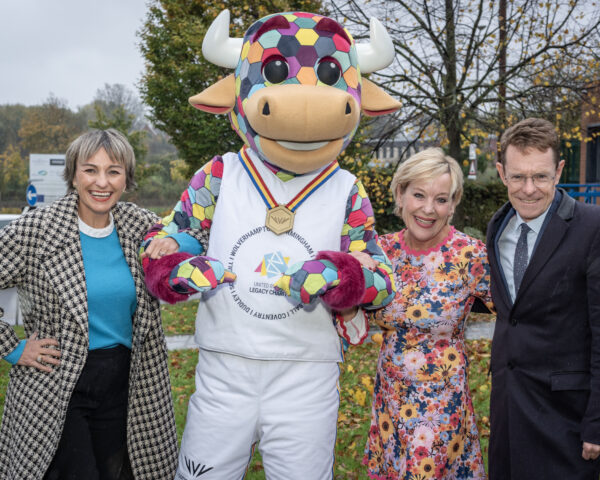 Perry the bull mascot for Commonwealth Games Birmingham