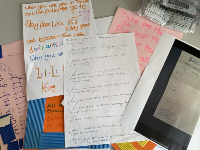 ‘Our Stories about Keeping Safe’ project.